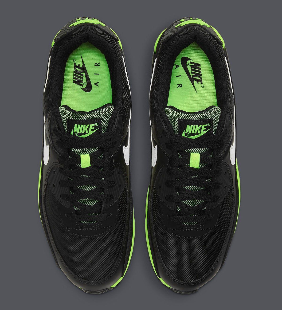 lime green air max 90 hyperfuse