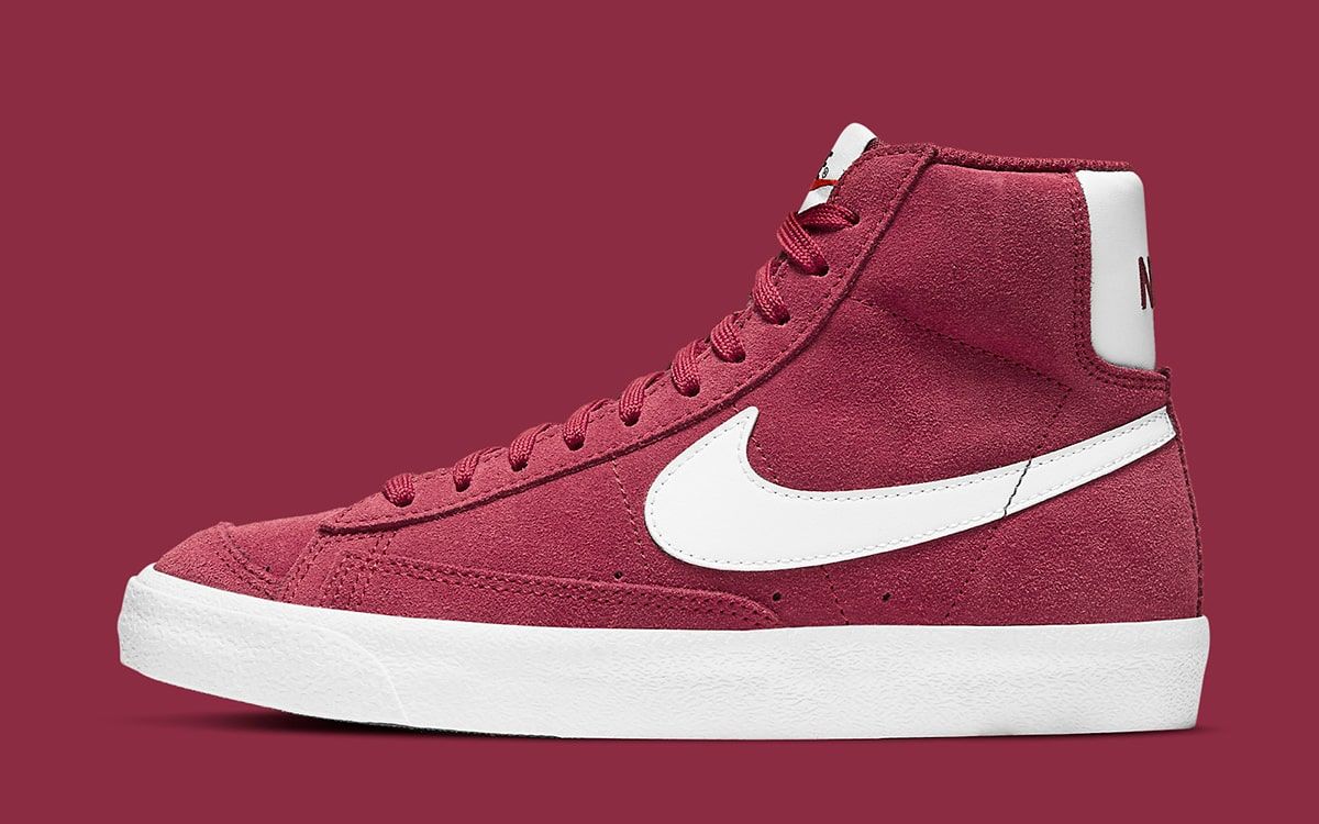The Blazer Mid Appears in Burgundy and 