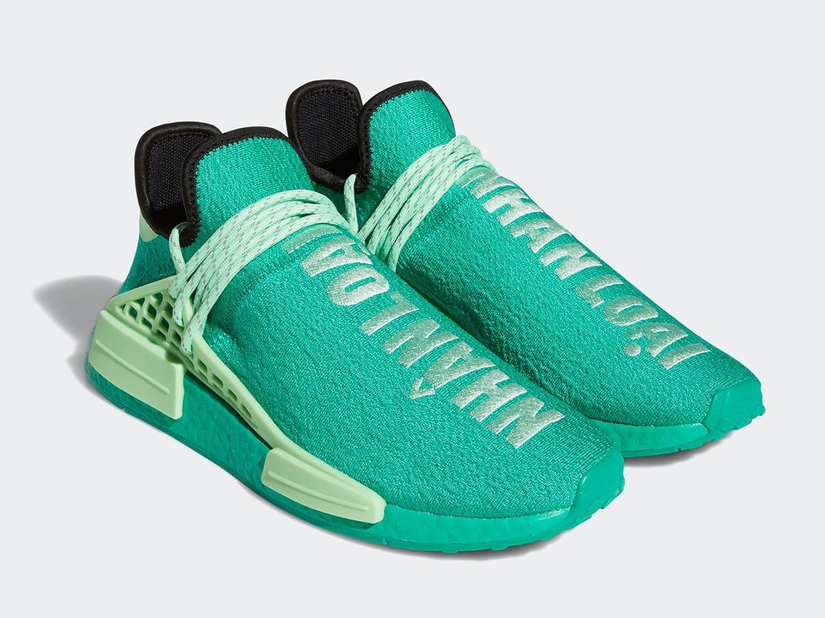 adidas pharrell mint green
