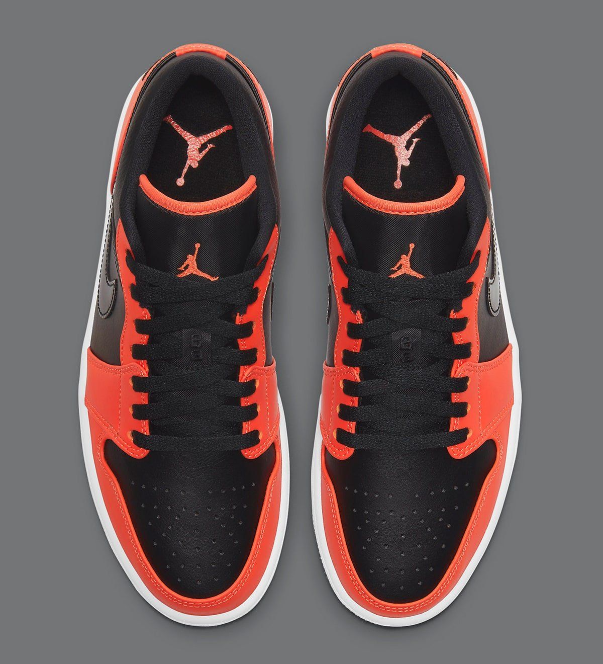 Air Jordan 1 Low Appears In Black And Orange House Of Heat