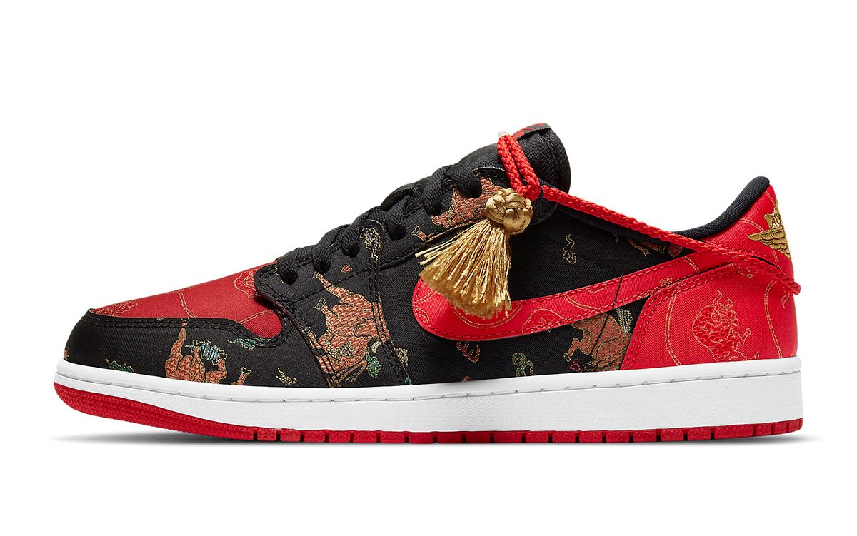 chinese new year jordans red and white
