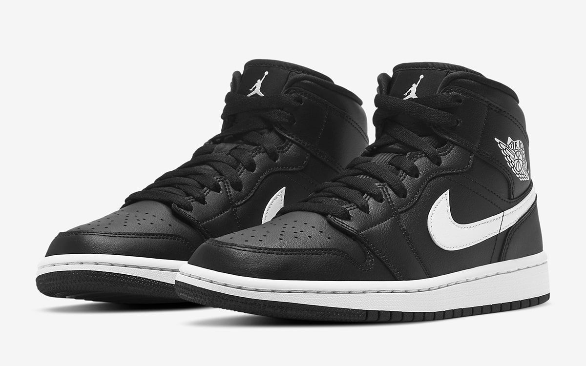 // Air Jordan 1 Mid "Black and White" | HOUSE OF HEAT