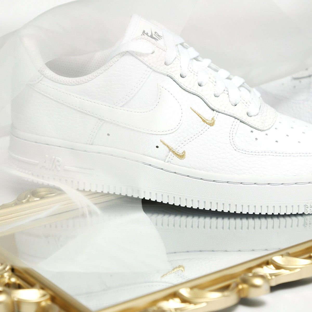 Available Now // Nike Force 1 Low "Double Gold Swoosh" | HOUSE OF HEAT
