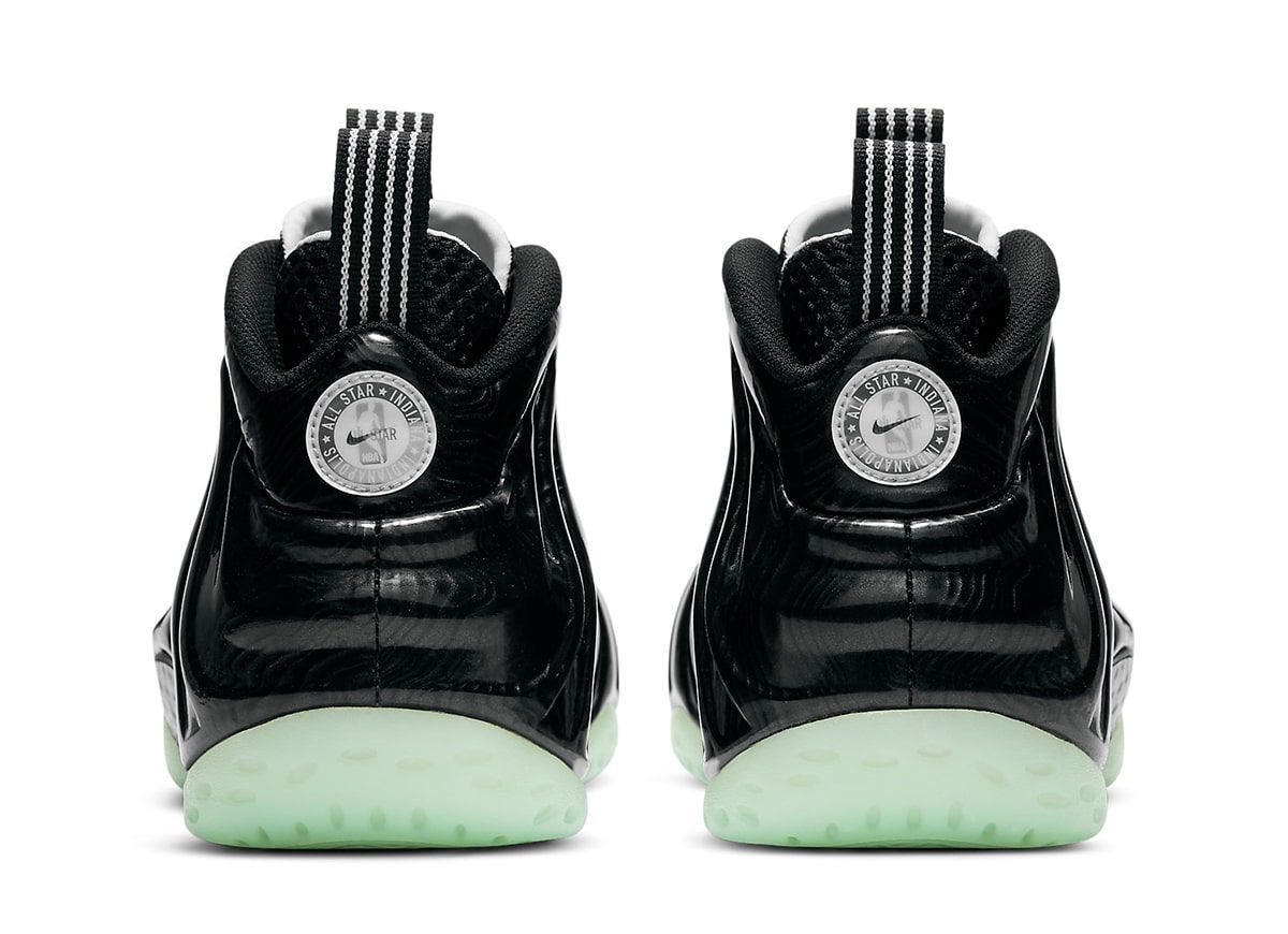 dark green foamposite shoes