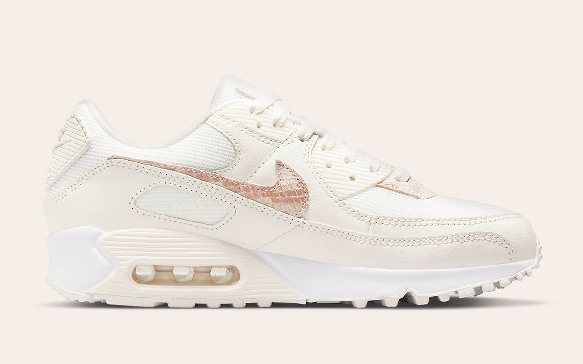 The Air Max 90 is Popped with Particle Beige Snakeskin | HOUSE OF HEAT