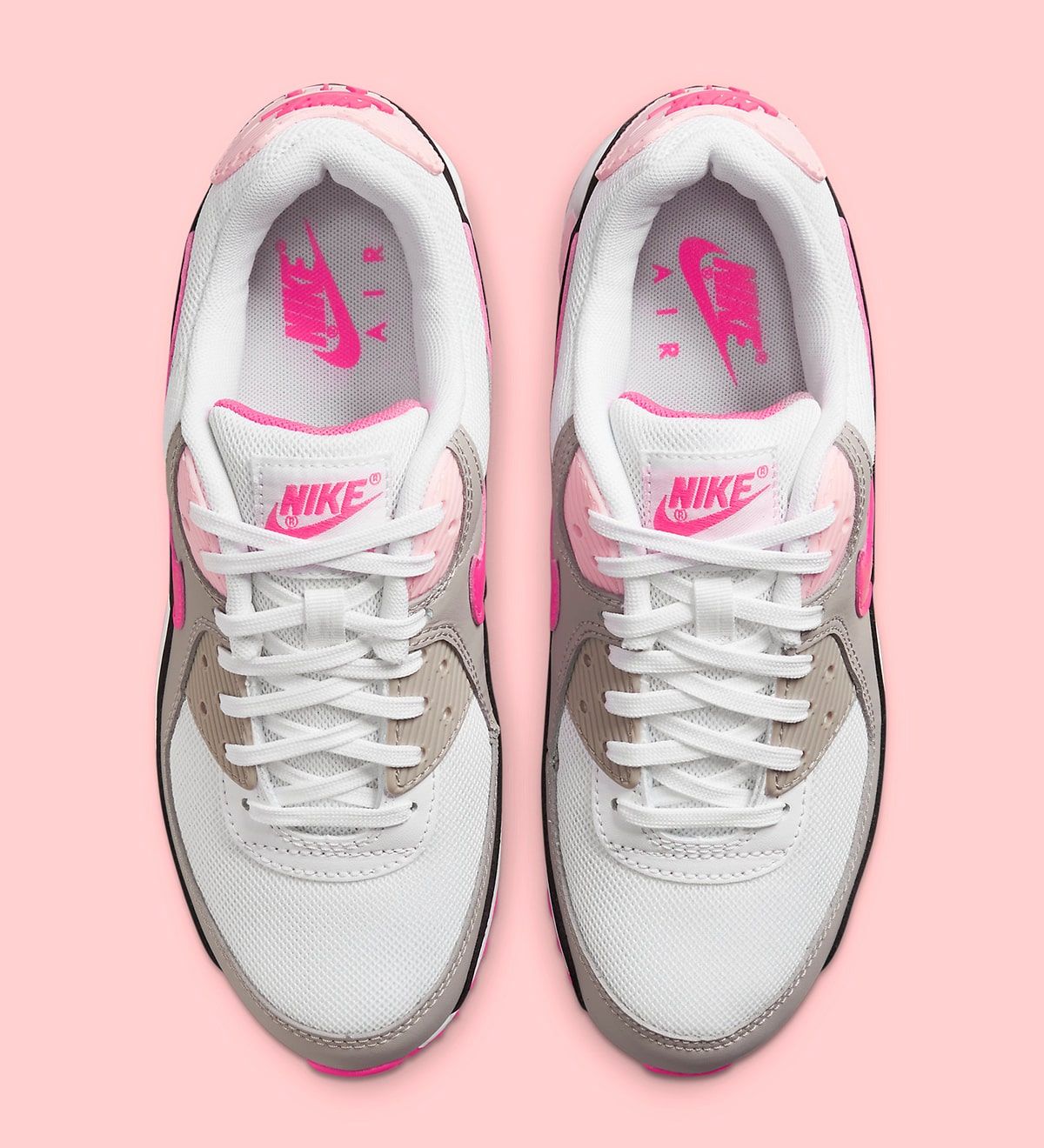Retro-Inspired Air Max 90 Appears with Black, Pink and Fawn Accents ...