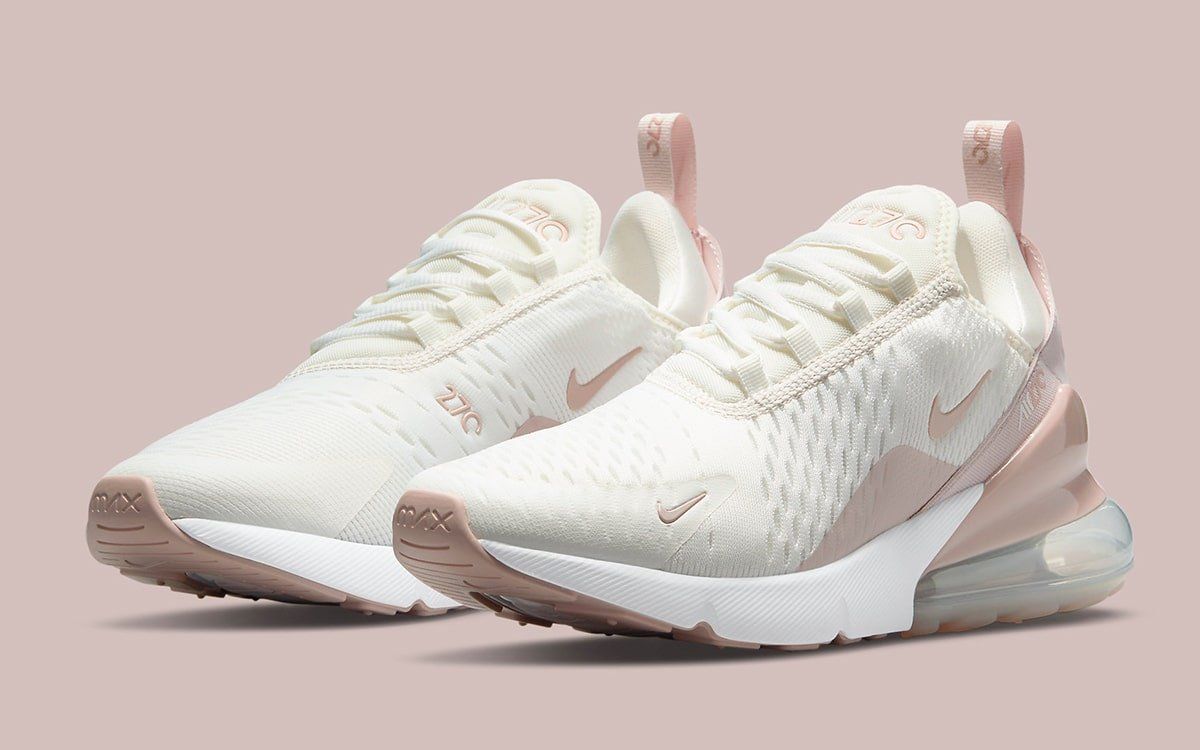 Rich man decide Lovely New Air Max 270 Boasts Sail, Beige and Pink | HOUSE OF HEAT