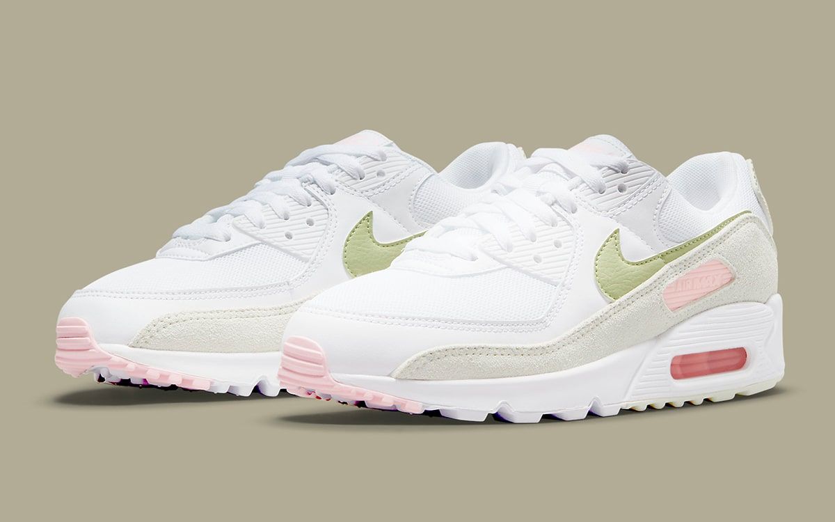 New Air Max 90 Appears in White, Olive and Pink | HOUSE OF HEAT نادي تمرين