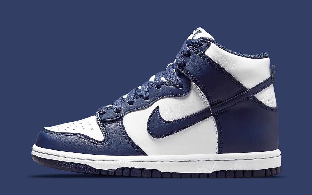 New Nike Dunk High Surfaces in White and Navy | HOUSE OF HEAT