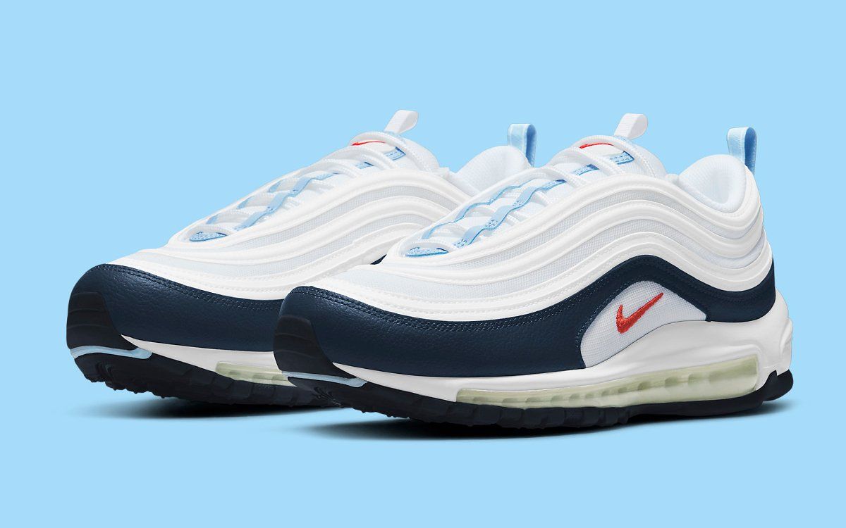 red white and navy blue air max