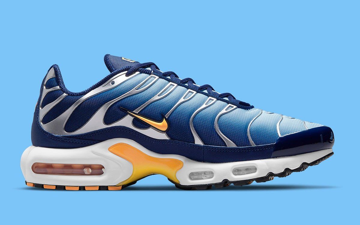 New Blue and Yellow Air Max Plus Boasts Chrome Cages | HOUSE OF HEAT