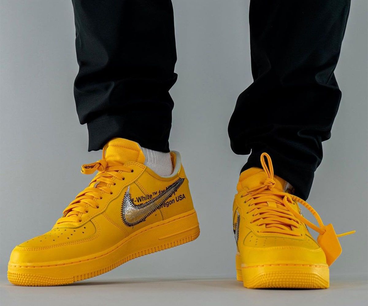 taxa Ansøgning farvning OFF-WHITE x Nike Air Force 1 "Lemonade" Releases July 10th | HOUSE OF HEAT