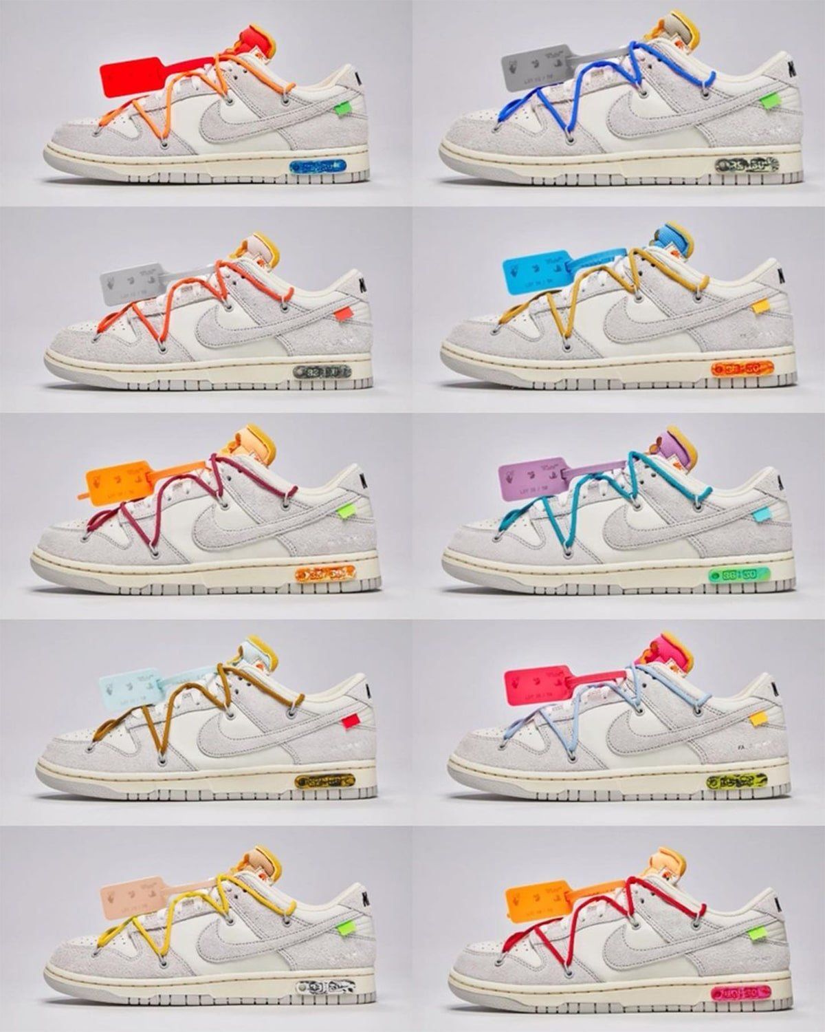 off white 50 pairs