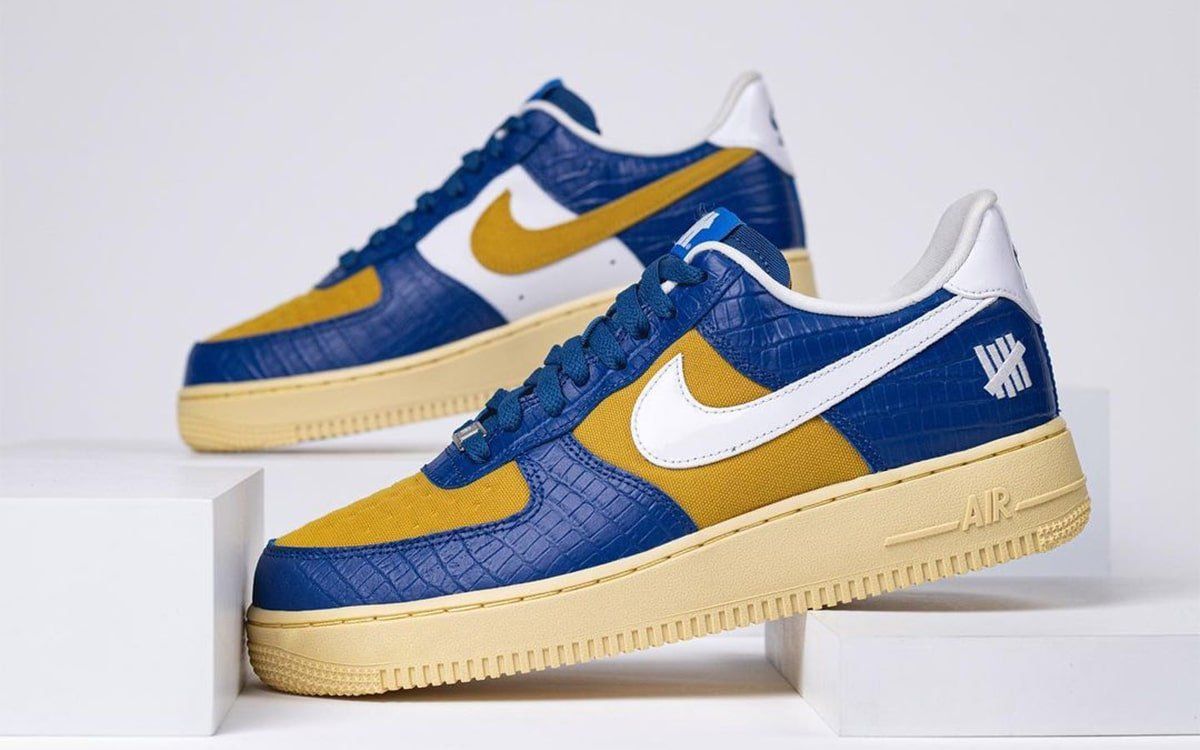 nike air force 1 blue yellow