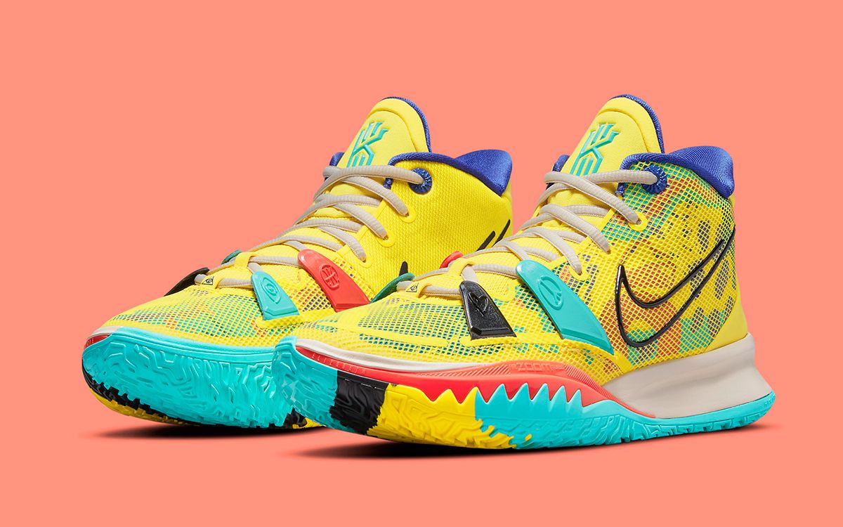 kyrie irving 1 shoes yellow