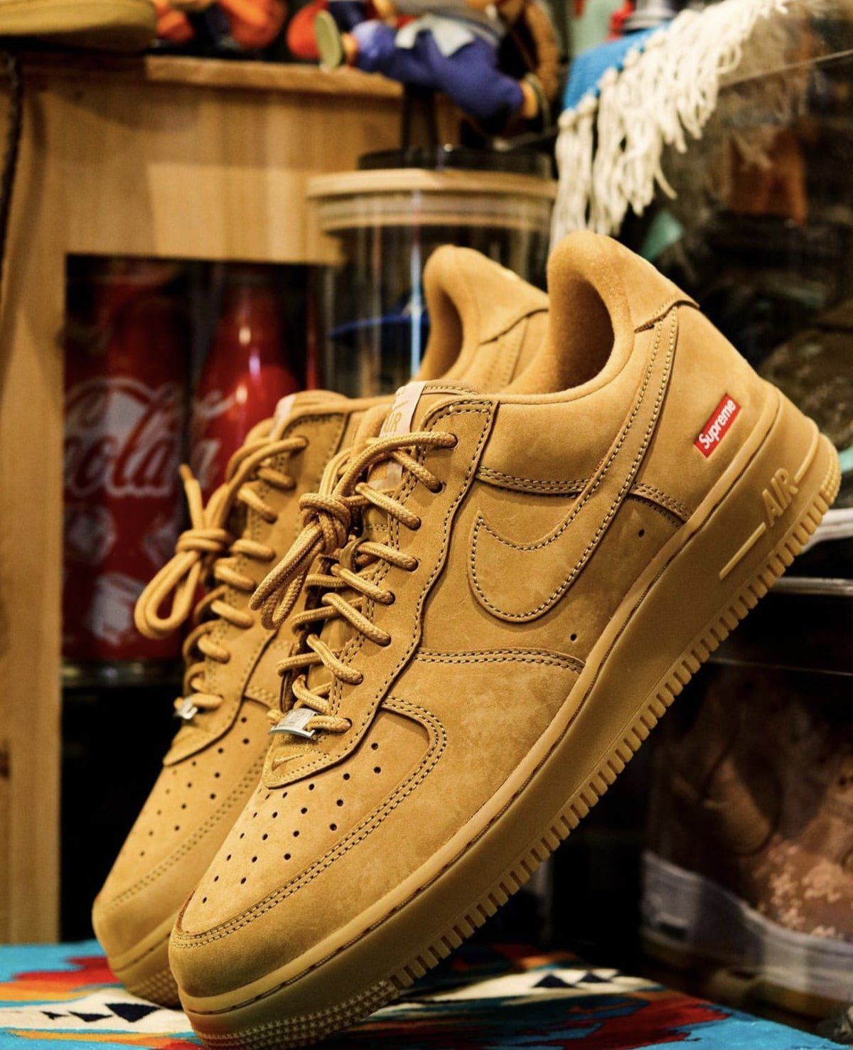 Supreme x Nike Air Force 1 Low "Flax" Confirmed for FW21 | HOUSE OF HEAT