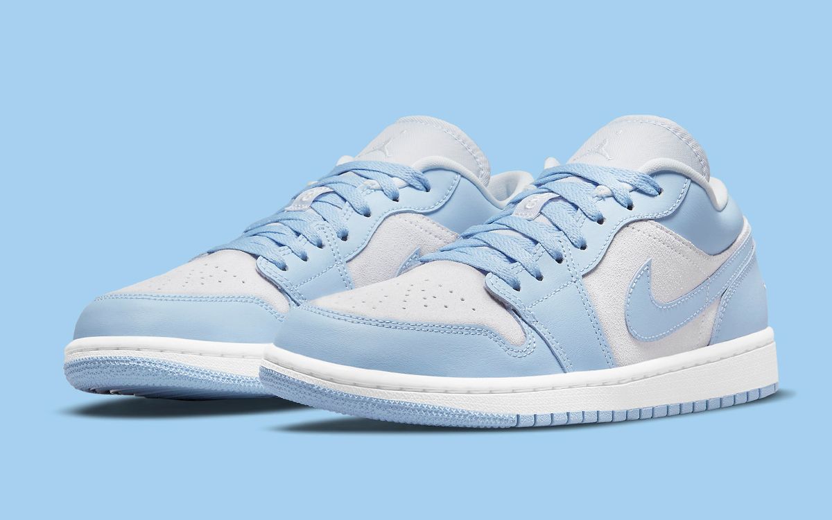 temperament Afståelse patologisk Air Jordan 1 Low Appears in Grey Suede and Uni Blue Hue | HOUSE OF HEAT