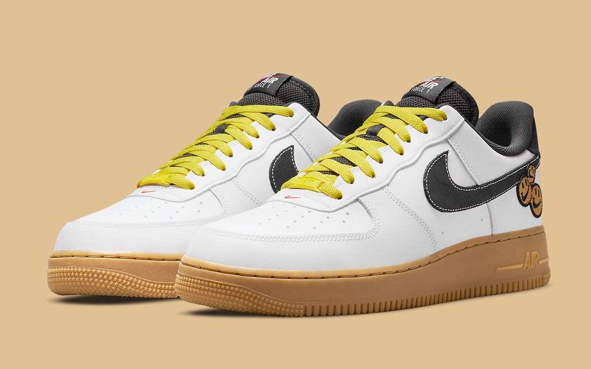 yellow smiley face air force 1