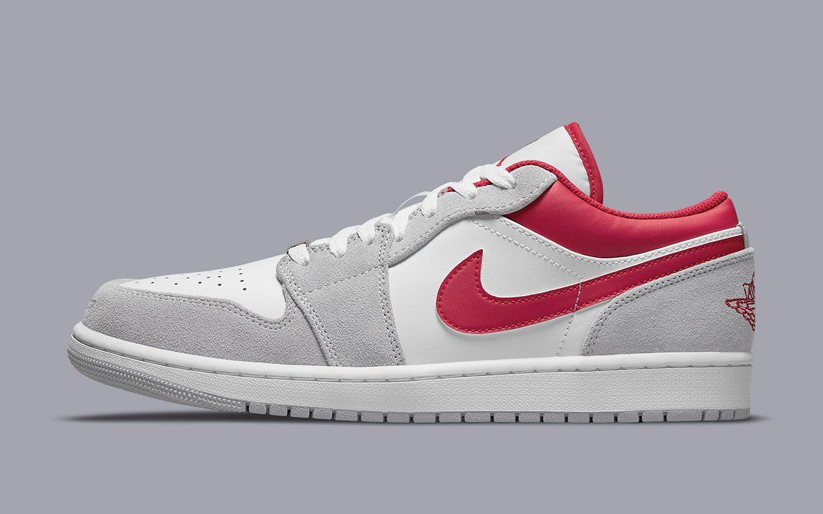 Air Jordan 1 Low in White, Grey and Red Arrives November 23 | HOUSE OF HEAT