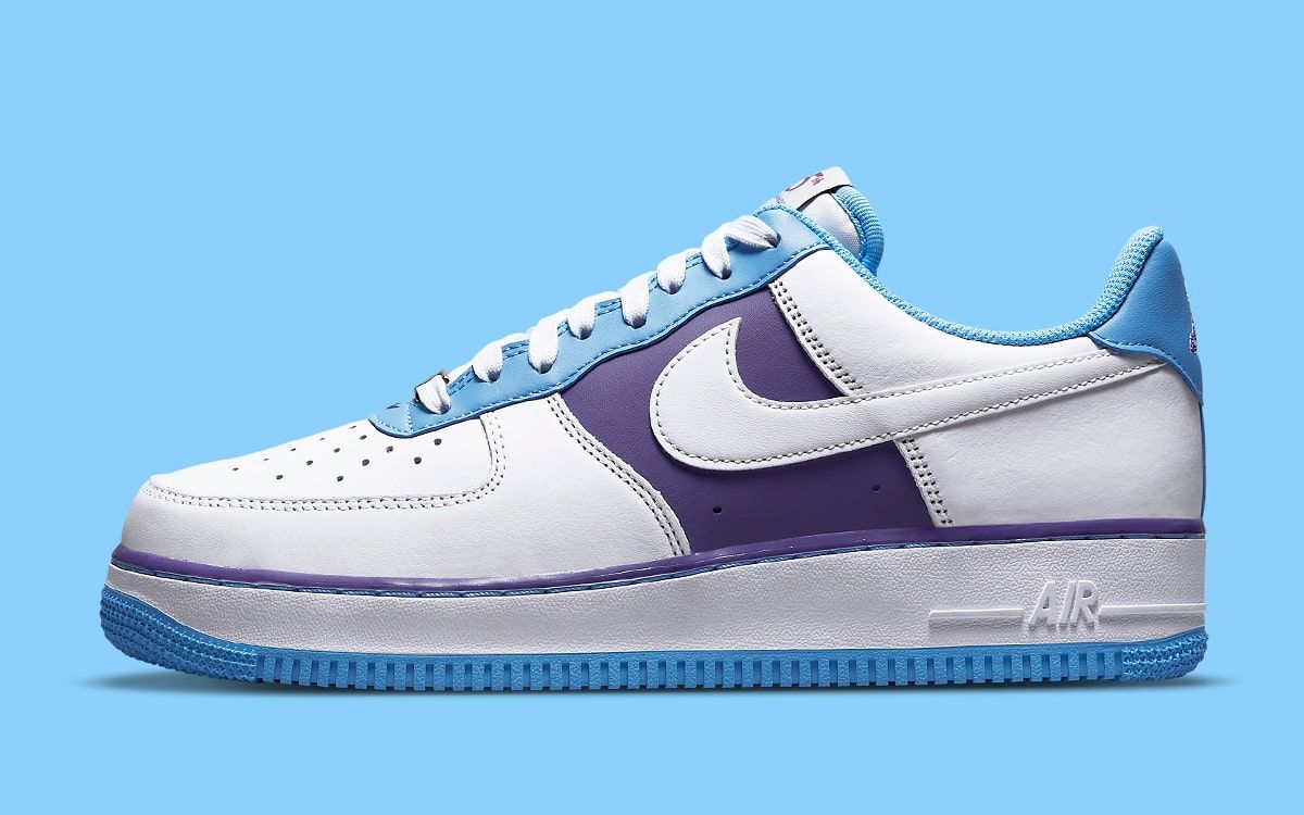 purple and blue nike air force 1