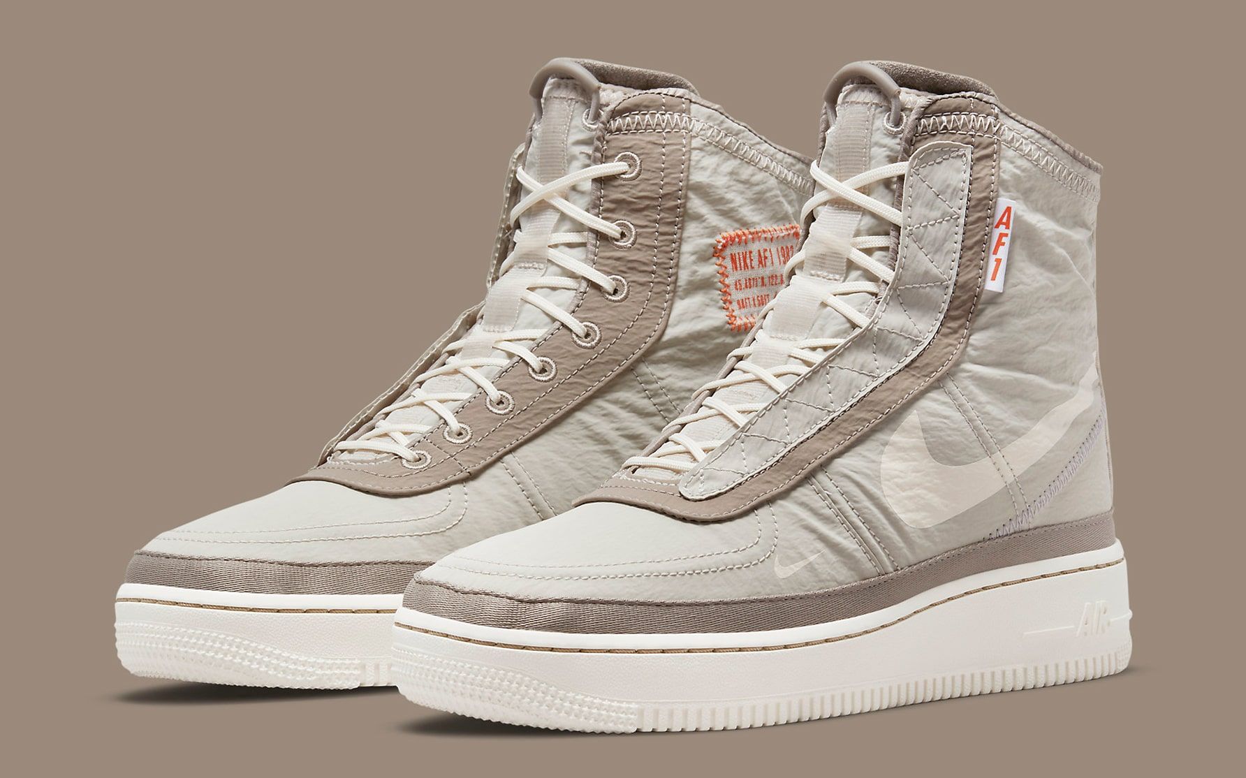 Nike Air Force 1 Shell Surfaces in "Bone" | HOUSE OF HEAT
