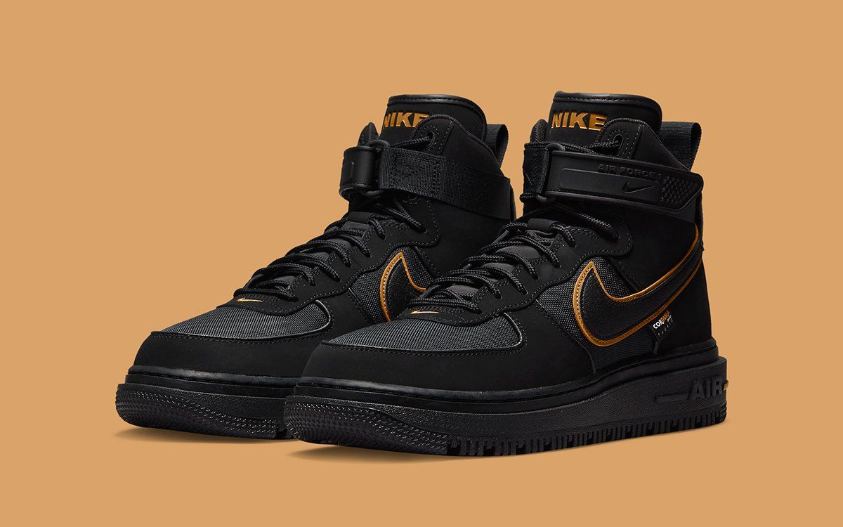 Nike Air Force 1 Boot CORDURA Coming Soon in Black and Wheat | HOUSE OF ...