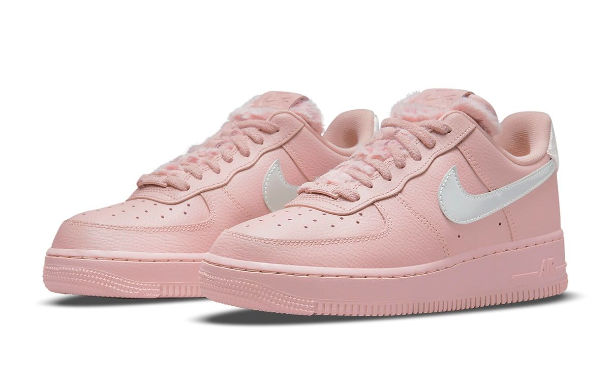 air force one pink suede