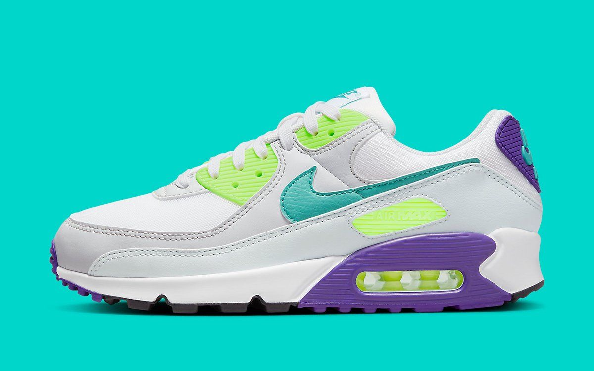 Available green and white air max Now // Nike Air Max 90 "Washed Teal" | HOUSE OF HEAT
