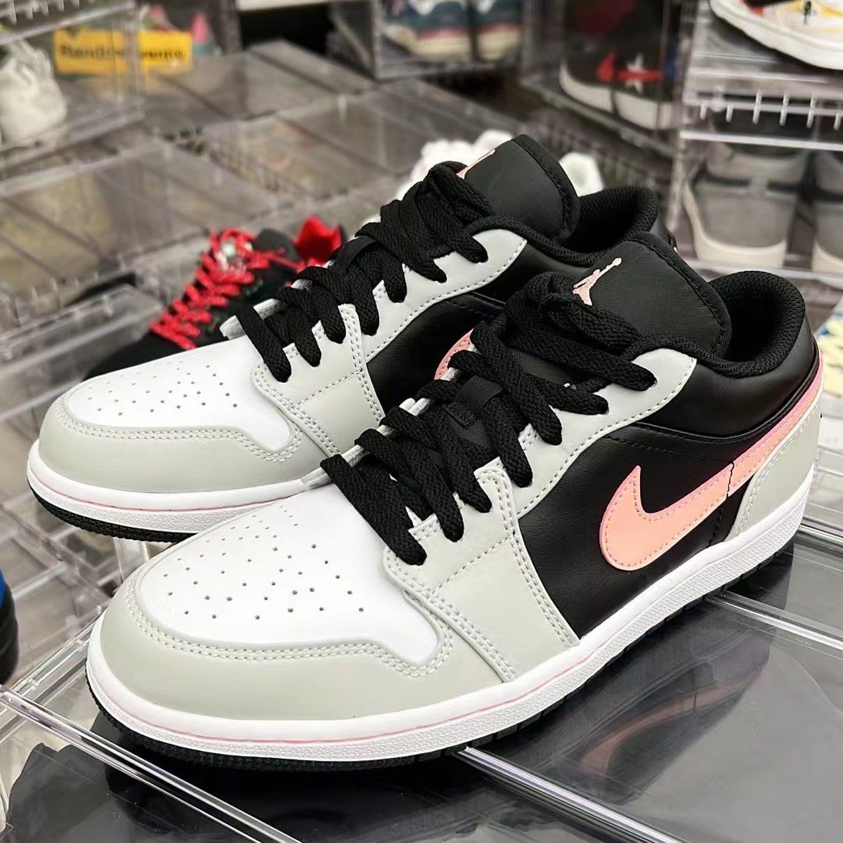 New Air Jordan 1 Low Appears in Black, Grey and Pink | HOUSE OF HEAT