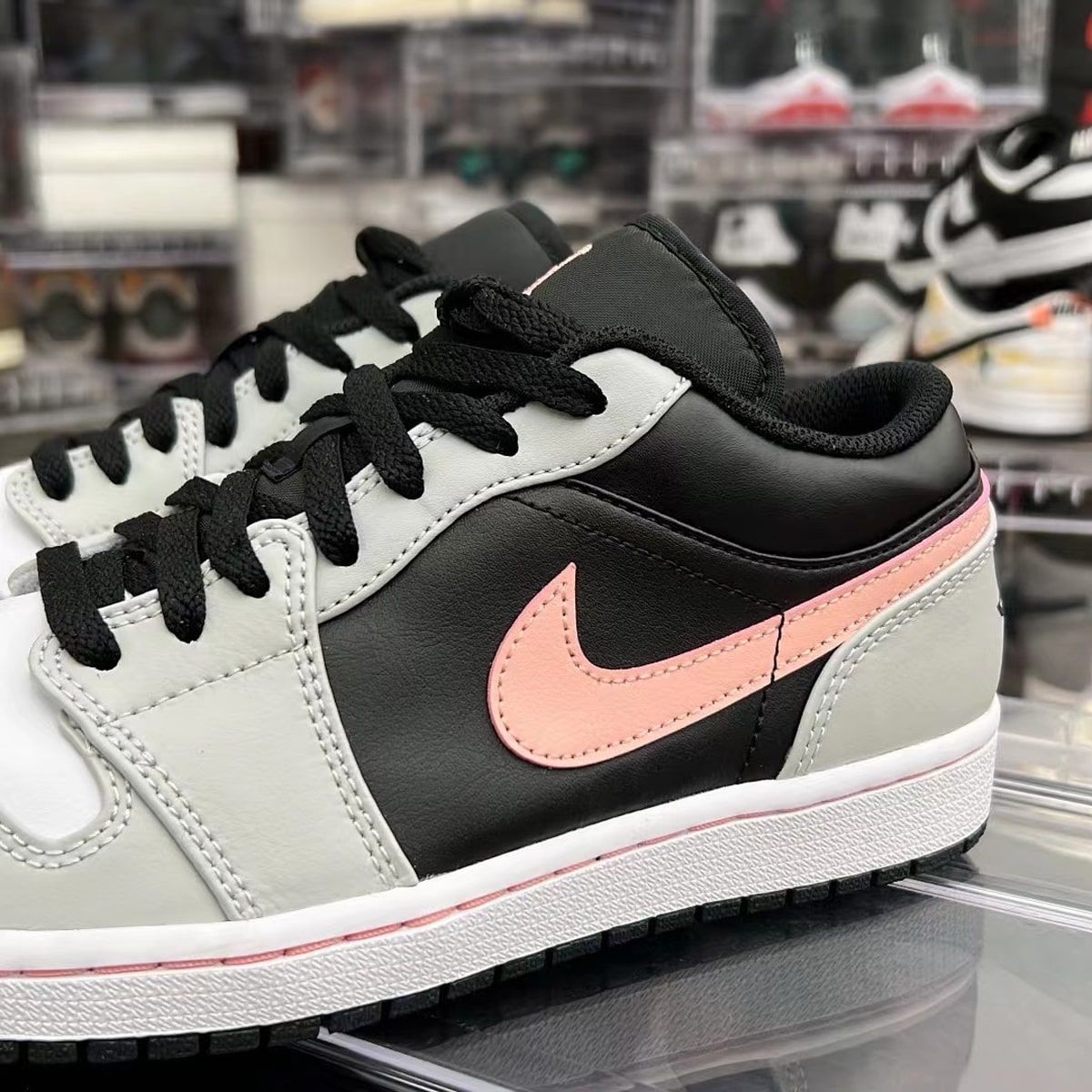 New Air Jordan 1 Low Appears in Black, Grey and Pink | HOUSE OF HEAT