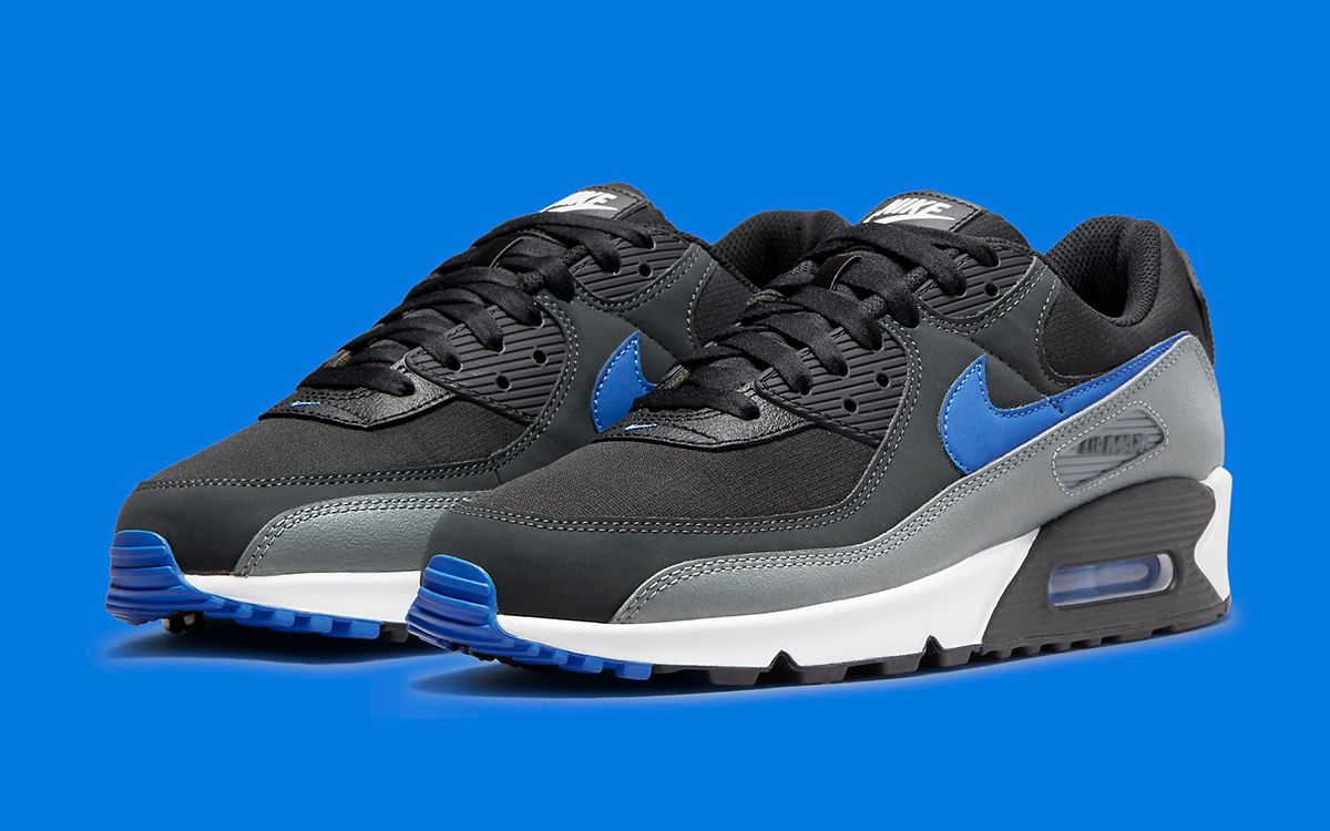 New Air Max 90 Appears In Black Grey And Blue House Of Heat