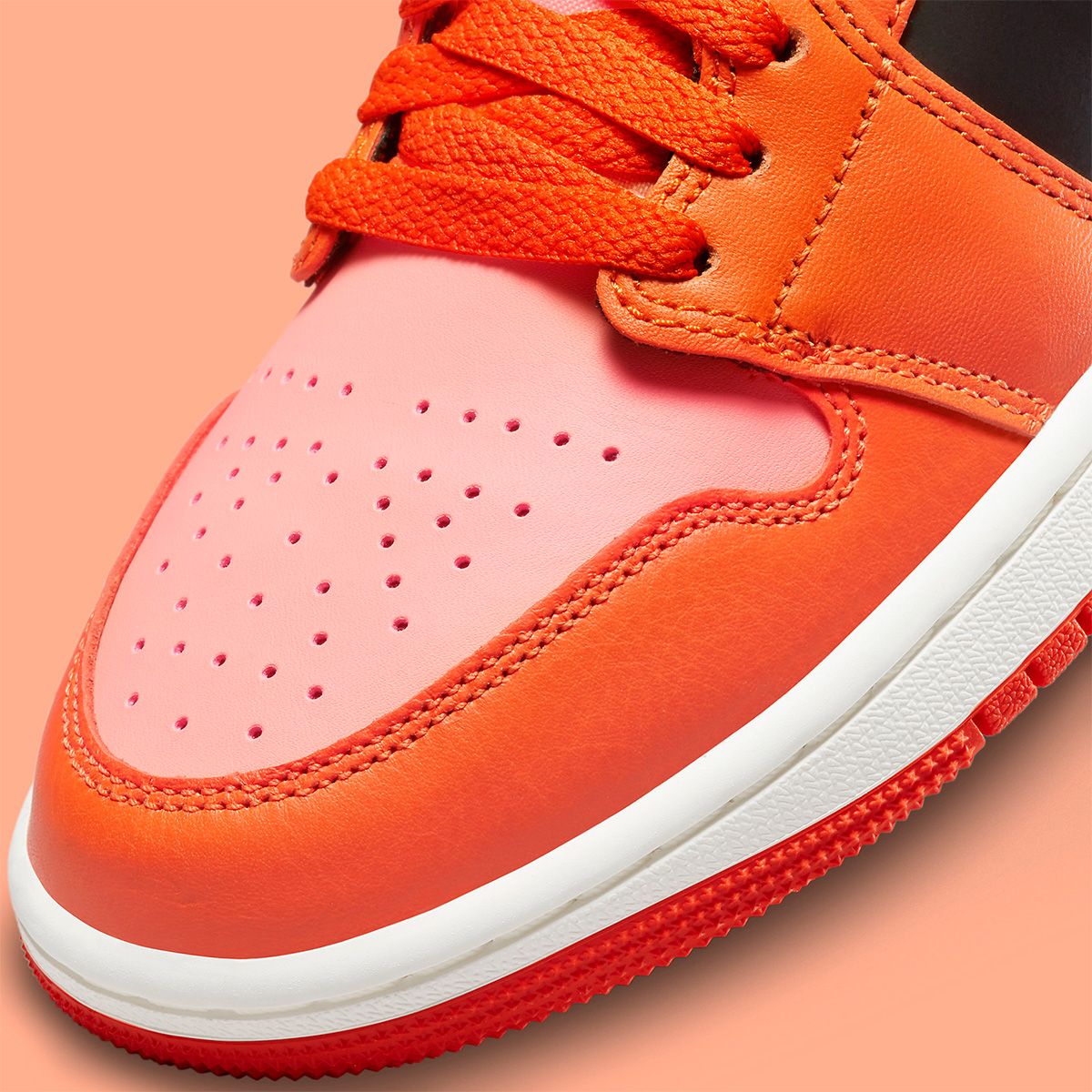 Available jordan 1s orange Now // Air Jordan 1 Mid "Crimson Bliss" | HOUSE OF HEAT