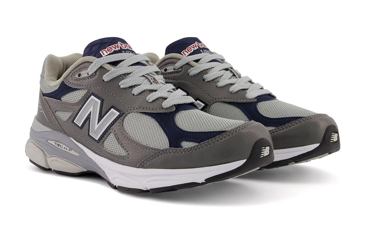This Smokey Grey New Balance 990v3 Swaps Out Suede for Leather