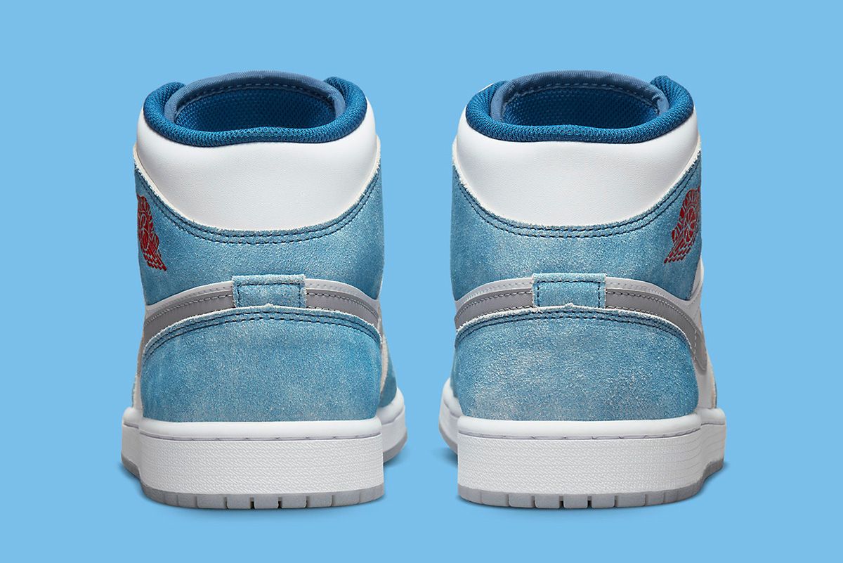 This turbo blue jordan 1 New Air Jordan 1 Mid is Popped with Patriotic Hues | HOUSE OF