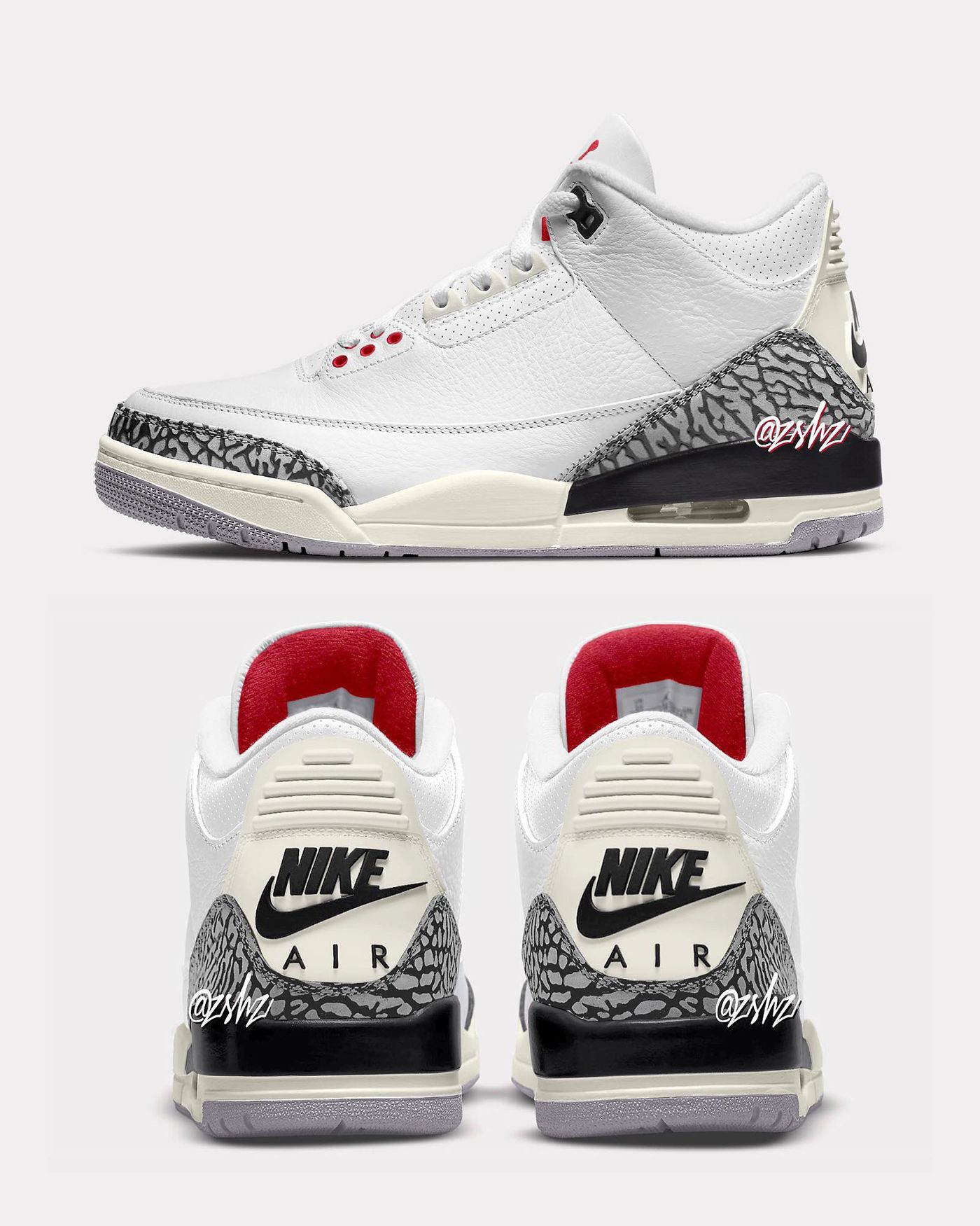 Reimagined Air Jordan 3 "White Cement" Releasing March 2023 | HOUSE OF HEAT