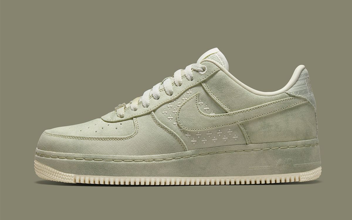 The Nike Air Force 1 "NAI-KE" Appears in Olive Canvas | HOUSE OF HEAT