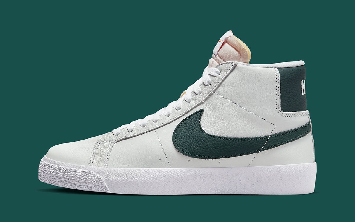 The Nike SB Blazer Gears-Up in White and Green for Fall | HOUSE OF