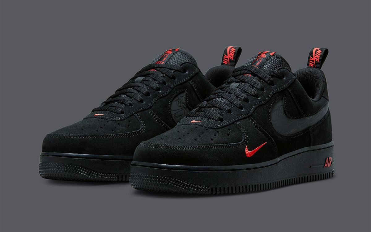 llegada Intercambiar sagrado Nike Gets Reflective on this Black and Orange Air Force 1 Low | HOUSE OF  HEAT
