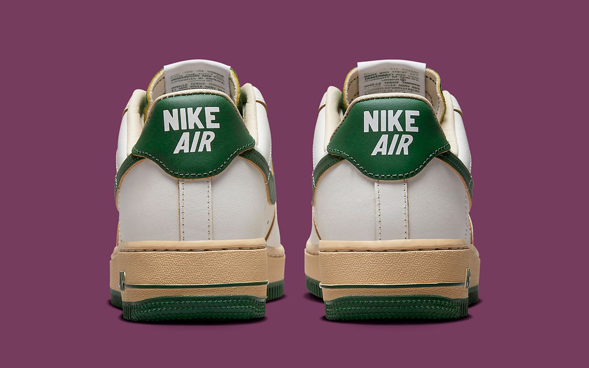 Aged-Look Air Force 1 Low Appears with Green and Muslin Accents 