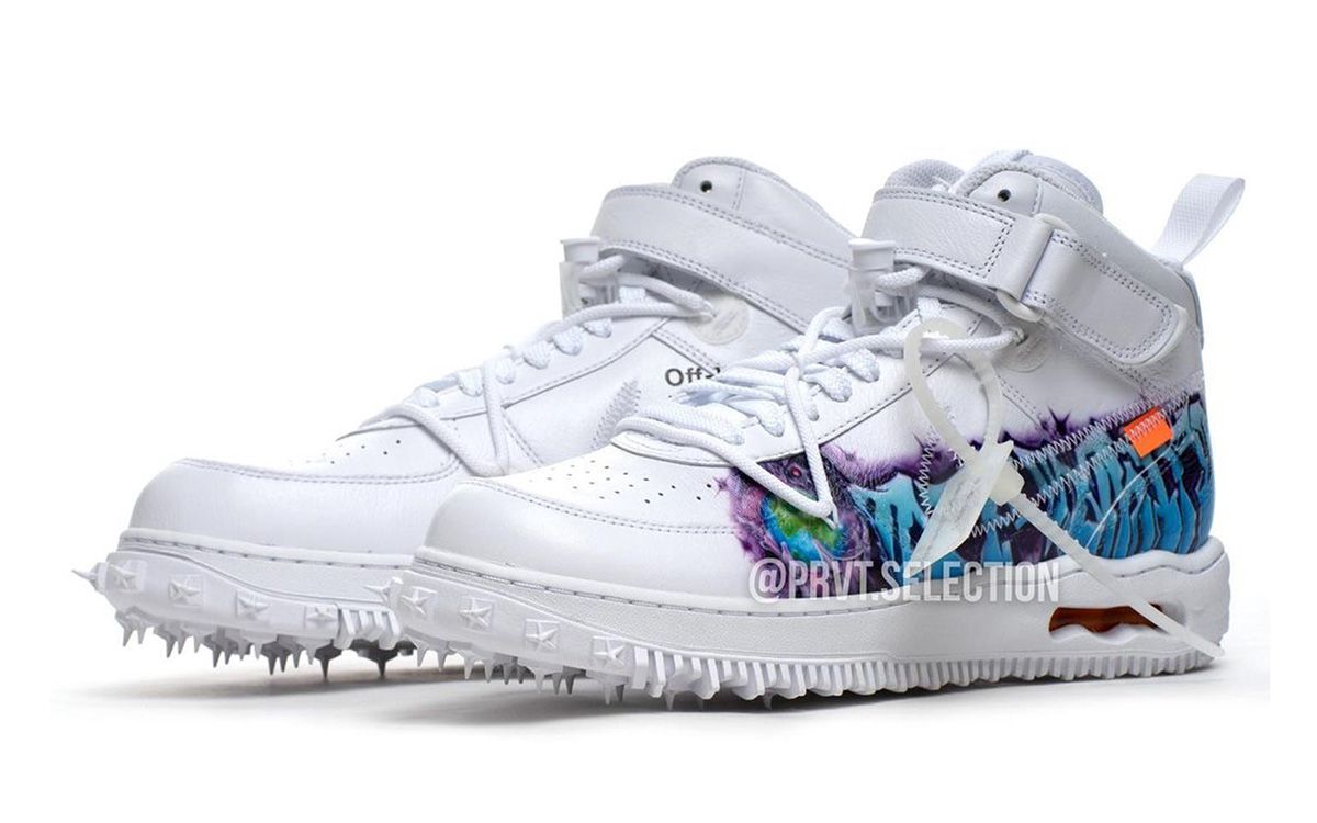 OFF-WHITE x NIKE AIR FORCE 1 MID WHITE