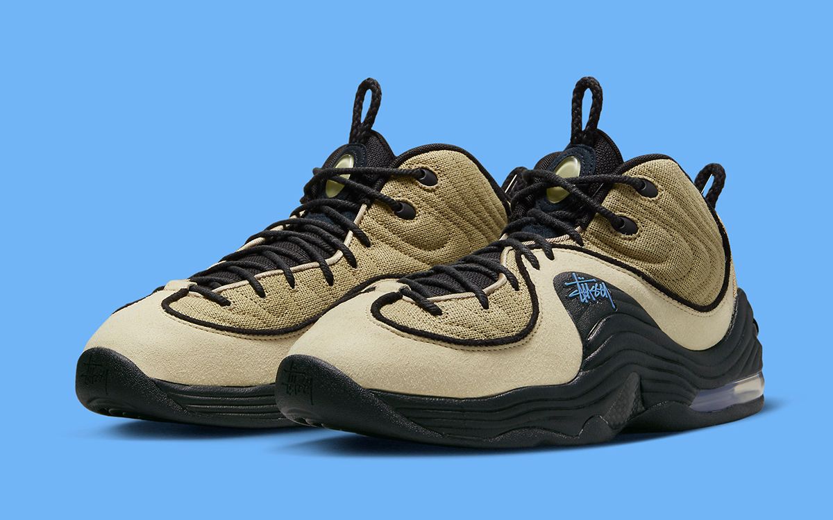 Stussy x Nike Air Max Penny 2 Revealed in Fourth &ldquo;Fossil&rdquo; Colorway 
