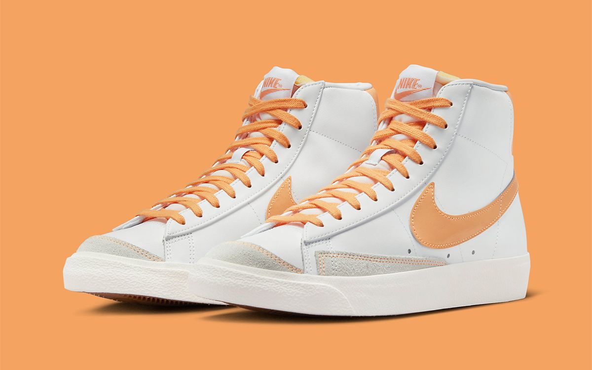 Orange Accents Dress this New Nike Blazer Mid | HOUSE OF HEAT