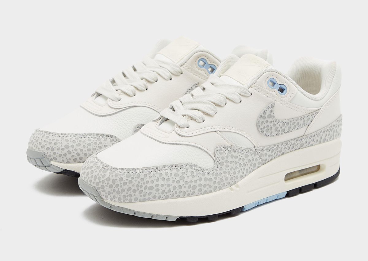 elbow Couple Fancy The Nike Air Max 1 "Safari" Surfaces in "Summit White" | HOUSE OF HEAT