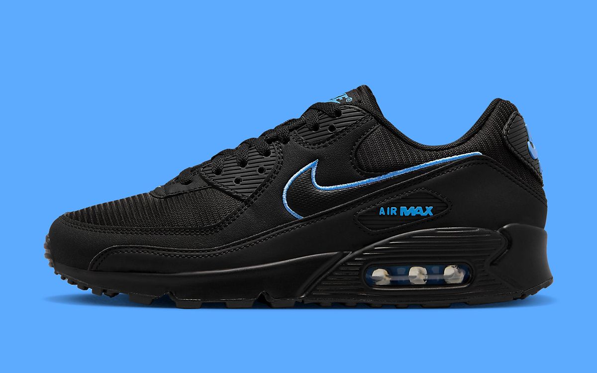 The Nike Air Max 90 Appears in Black and University Blue | HOUSE OF HEAT